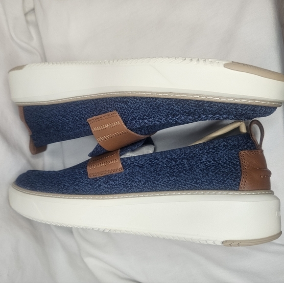 Cole Haan GrandPrø Blue Topspin Stitchlite™ Penny Loafers Sz 11 NWT - Picture 8 of 12